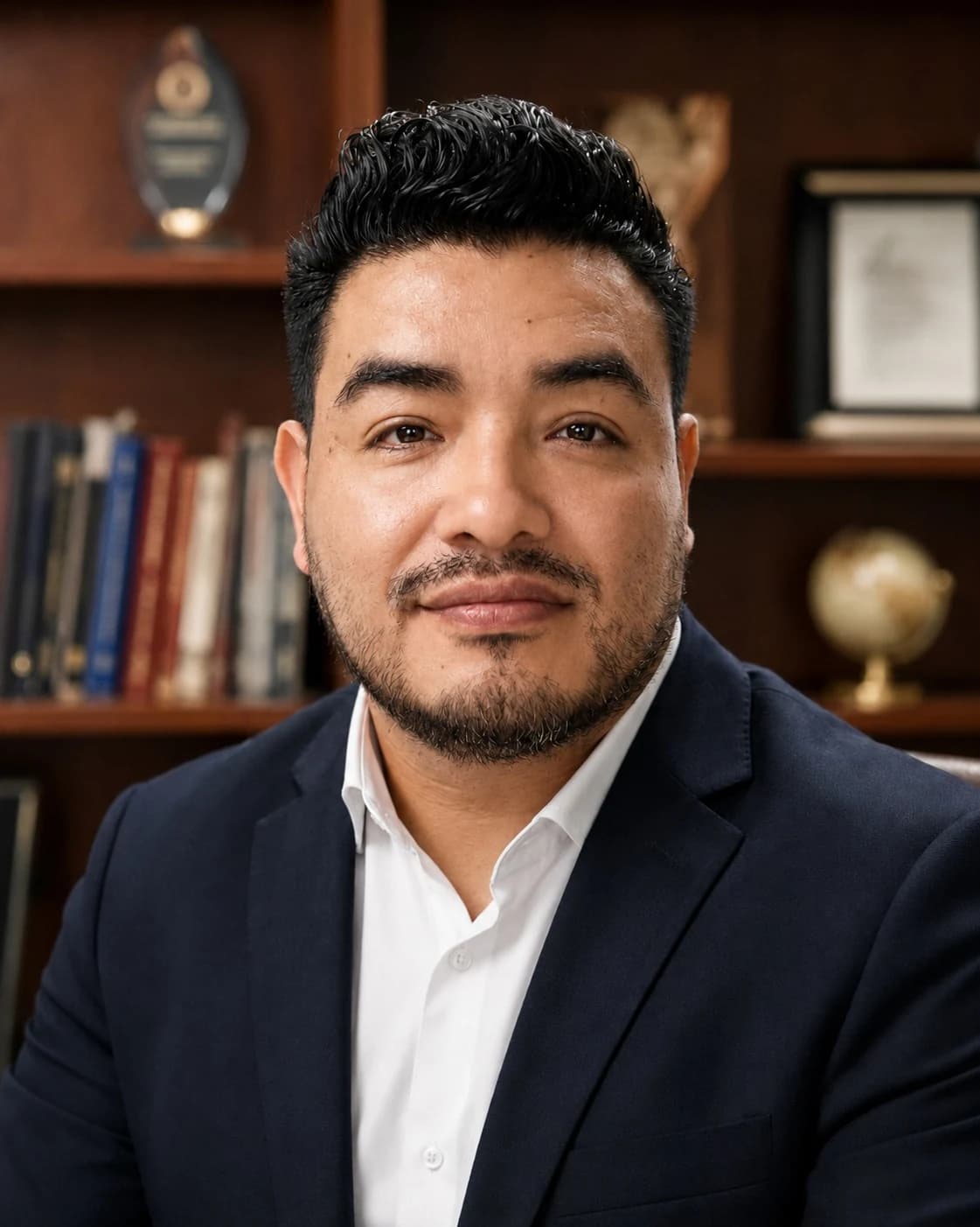 Carlos José Tolentino Béjar, socio fundador de Estudio Tolentino & Asociados, en su despacho